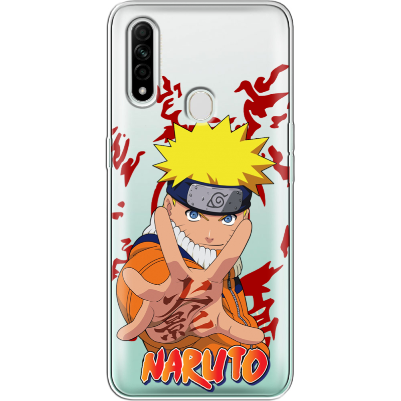 Прозрачный чехол BoxFace OPPO A31 Naruto