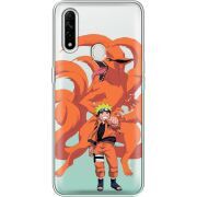 Прозрачный чехол BoxFace OPPO A31 Naruto and Kurama