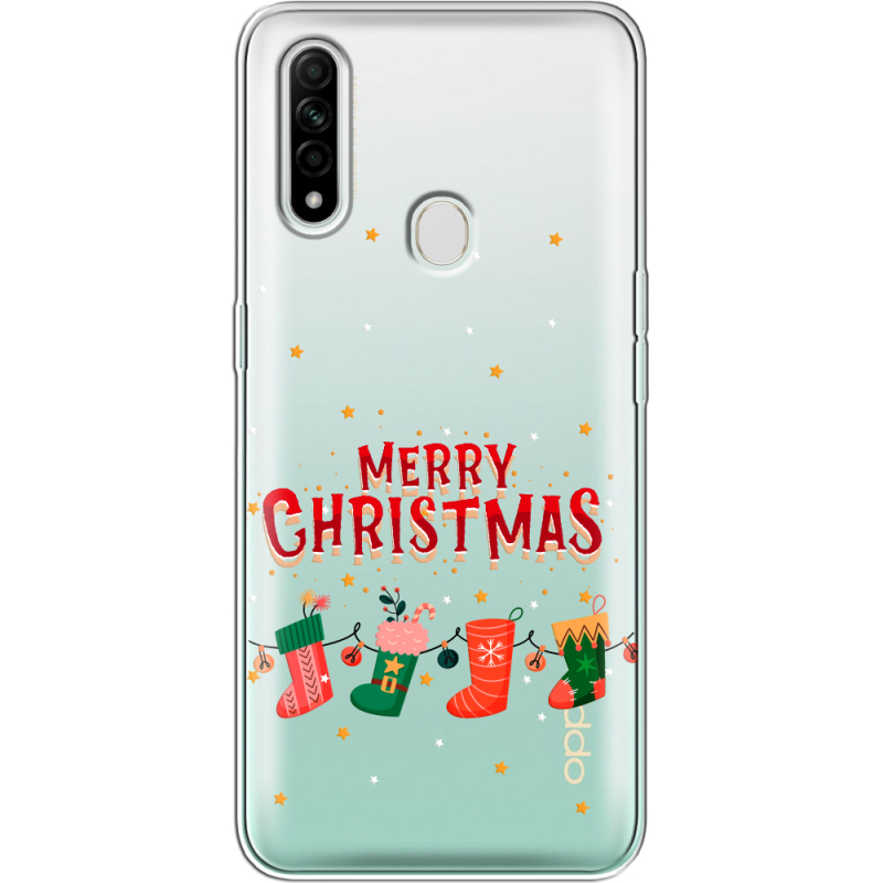 Прозрачный чехол BoxFace OPPO A31 Merry Christmas