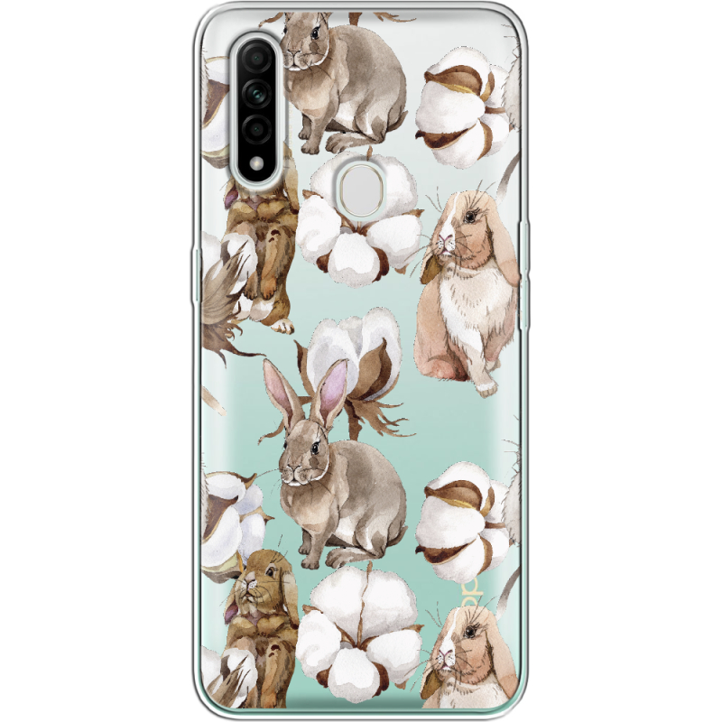 Прозрачный чехол BoxFace OPPO A31 Cotton and Rabbits