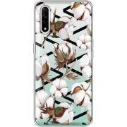 Прозрачный чехол BoxFace OPPO A31 Cotton flowers