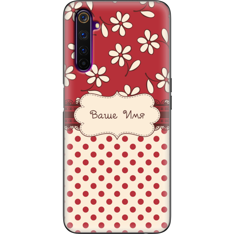 Чехол BoxFace Realme 6 Pro Именной Polka Dots