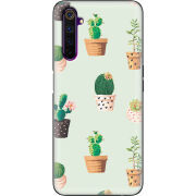 Чехол BoxFace Realme 6 Pro L-green Cacti