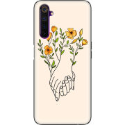 Чехол BoxFace Realme 6 Pro Flower Hands