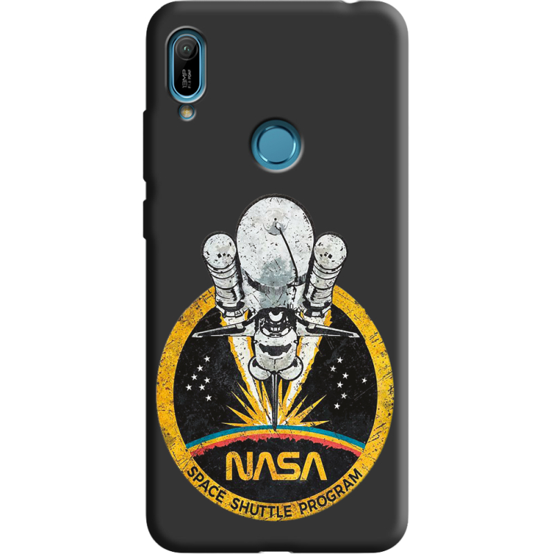 Черный чехол Uprint Huawei Y6 Prime 2019 NASA Spaceship