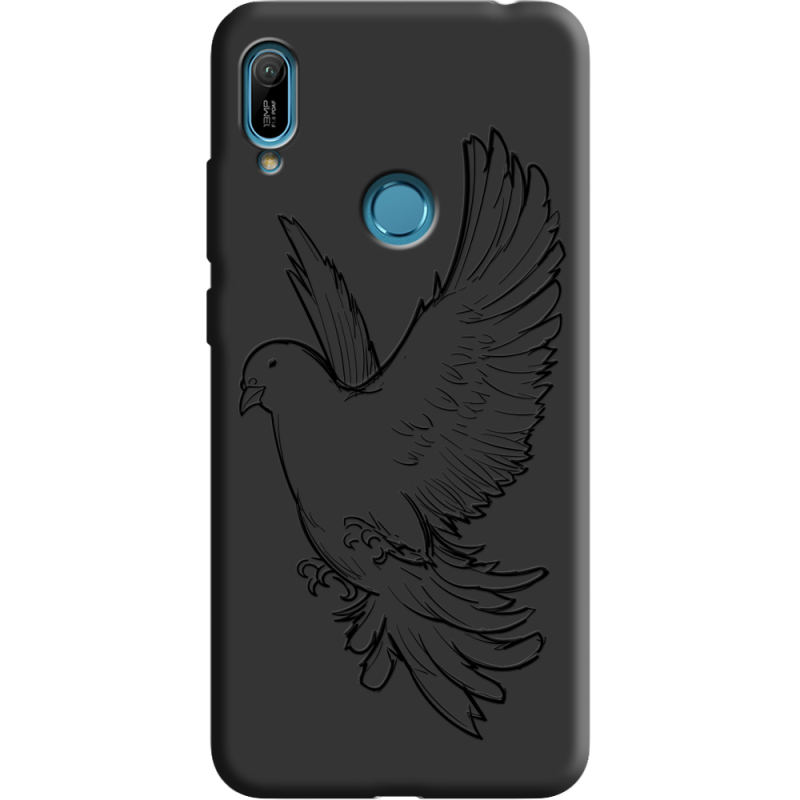 Черный чехол Uprint Huawei Y6 Prime 2019 Dove