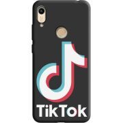 Черный чехол BoxFace Honor 8A Tik Tok