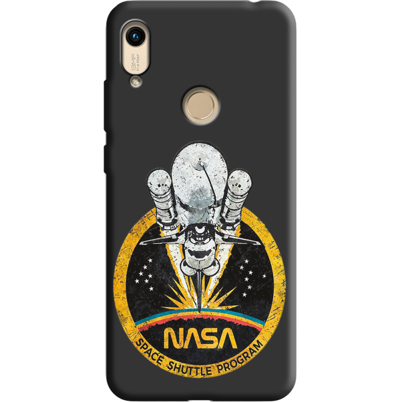 Черный чехол BoxFace Honor 8A NASA Spaceship