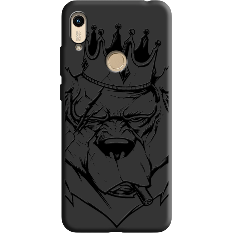 Черный чехол BoxFace Honor 8A Bear King