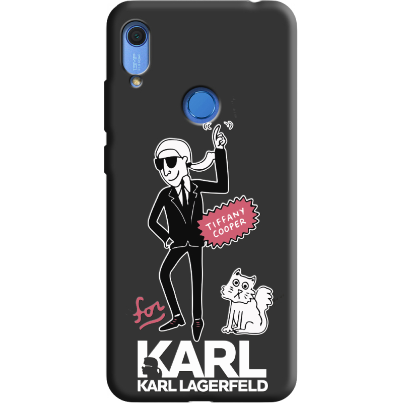 Черный чехол BoxFace Huawei Y6s For Karl