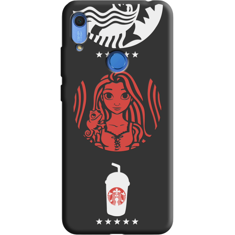 Черный чехол BoxFace Huawei Y6s RedWhite Coffee