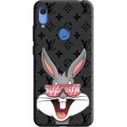 Черный чехол BoxFace Huawei Y6s looney bunny