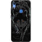 Черный чехол BoxFace Huawei Y6s Wolf