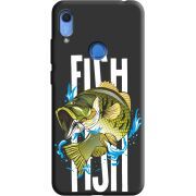 Черный чехол BoxFace Huawei Y6s Fish