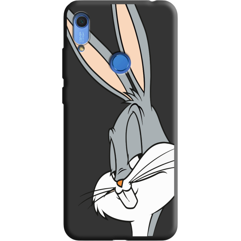 Черный чехол BoxFace Huawei Y6s Lucky Rabbit