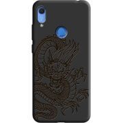 Черный чехол BoxFace Huawei Y6s Chinese Dragon