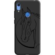 Черный чехол BoxFace Huawei Y6s Horse