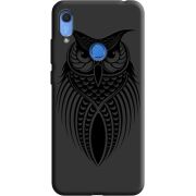 Черный чехол BoxFace Huawei Y6s Owl