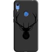 Черный чехол BoxFace Huawei Y6s Deer