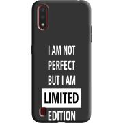 Черный чехол BoxFace Samsung A015 Galaxy A01 Limited Edition