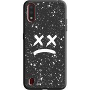 Черный чехол BoxFace Samsung A015 Galaxy A01 Sad Way