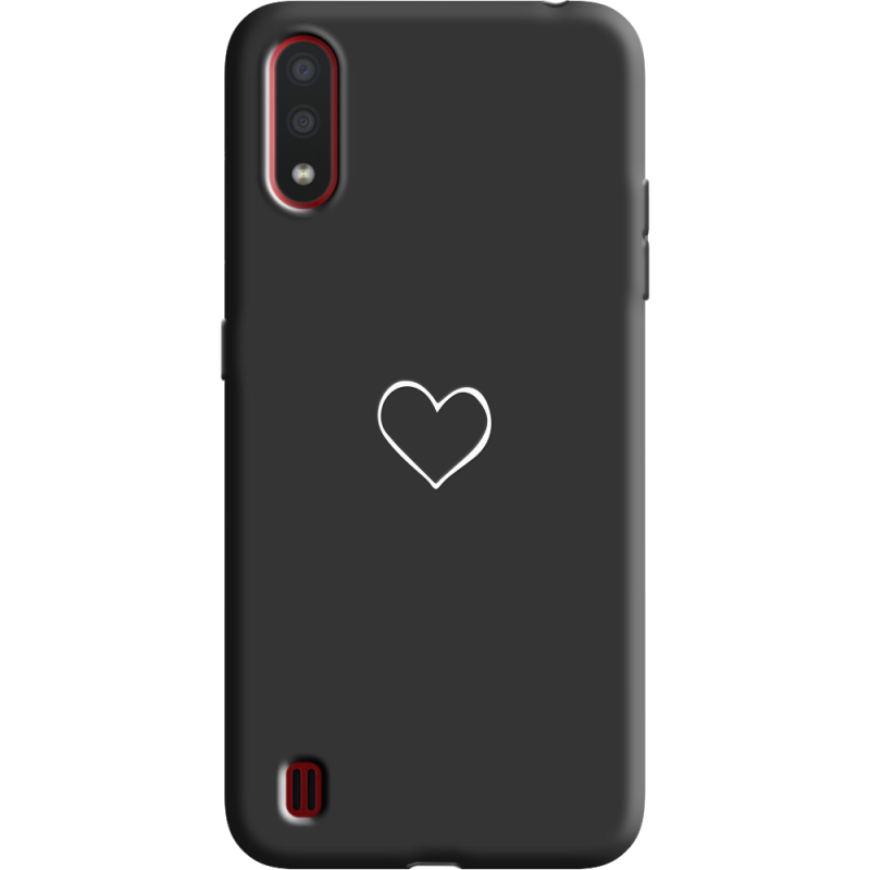 Черный чехол BoxFace Samsung A015 Galaxy A01 My Heart