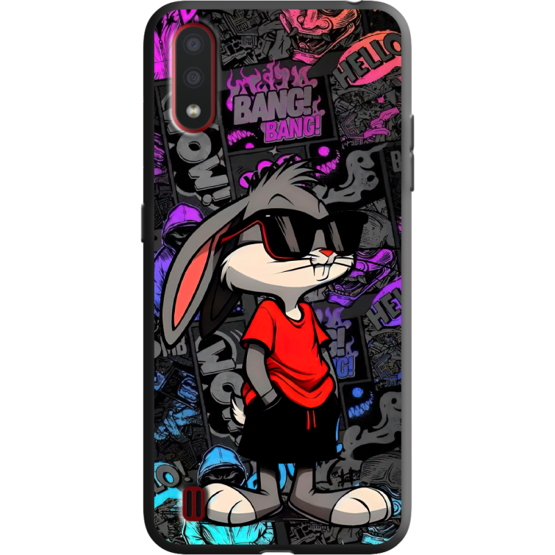 Черный чехол BoxFace Samsung A015 Galaxy A01 Малий вухань