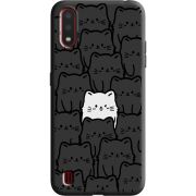 Черный чехол BoxFace Samsung A015 Galaxy A01 