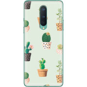 Чехол BoxFace OnePlus 8 L-green Cacti