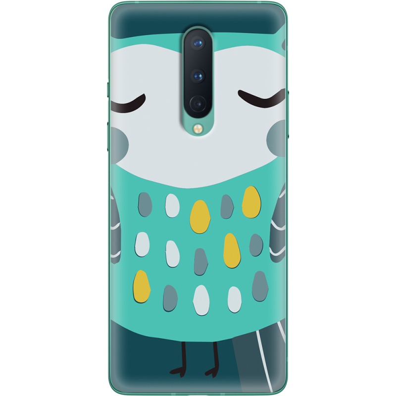 Чехол BoxFace OnePlus 8 Green Owl