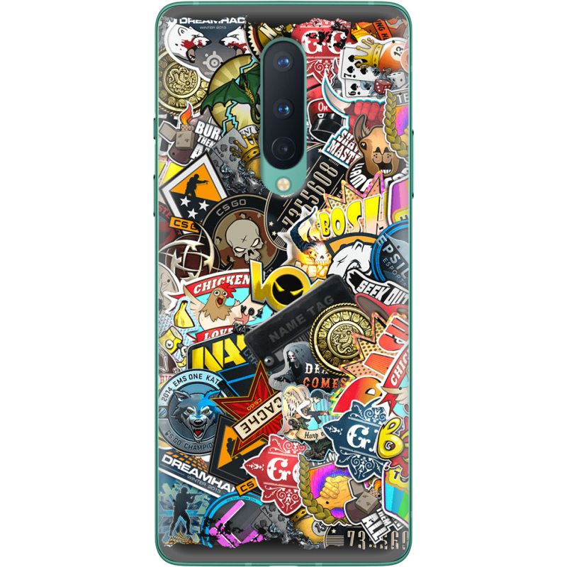 Чехол BoxFace OnePlus 8 CS:Go Stickerbombing