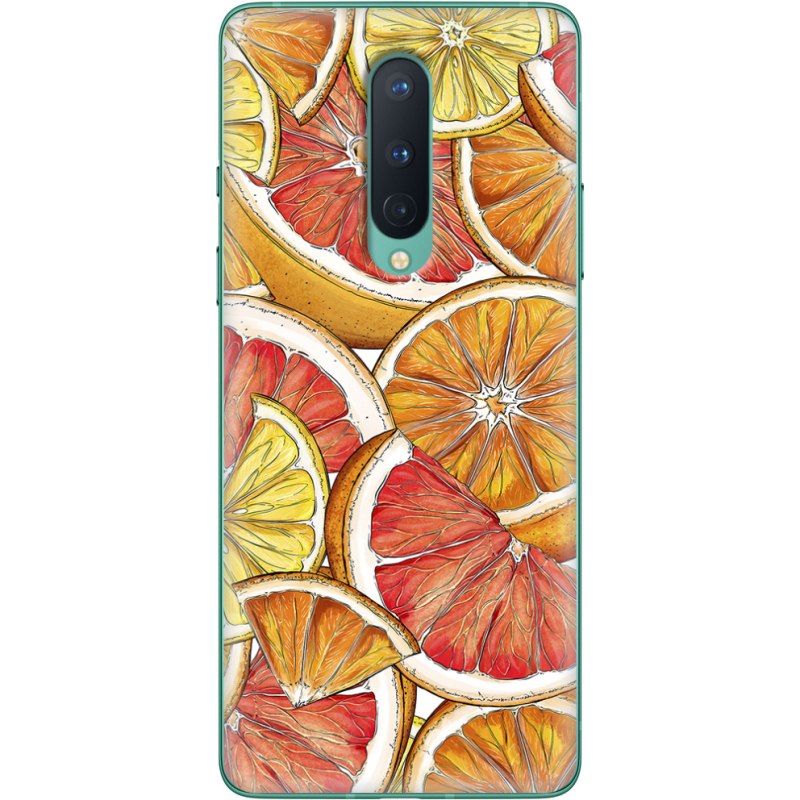 Чехол BoxFace OnePlus 8 Citrus Pattern