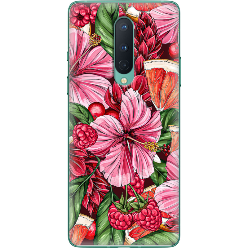 Чехол BoxFace OnePlus 8 Tropical Flowers