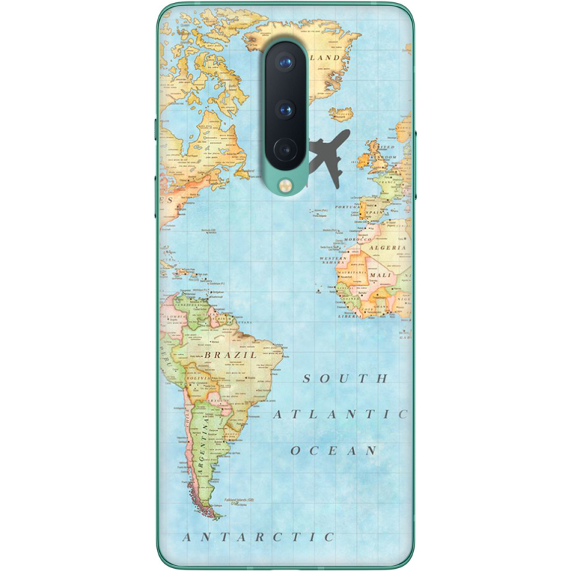 Чехол BoxFace OnePlus 8 Карта