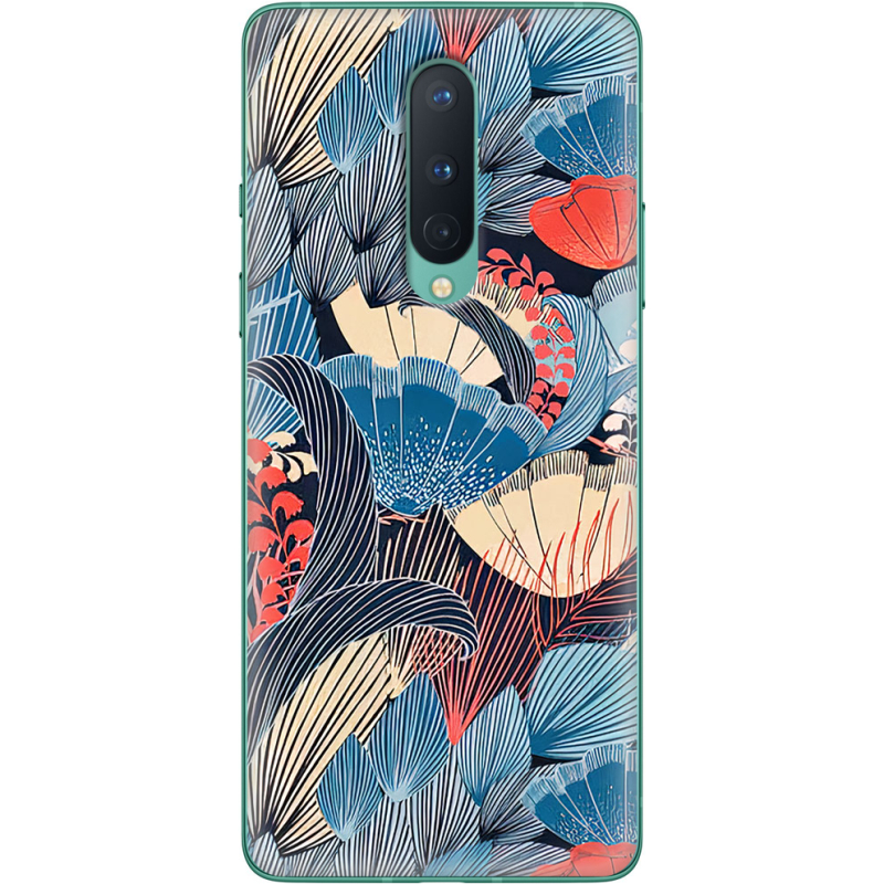 Чехол BoxFace OnePlus 8 Blue Herb