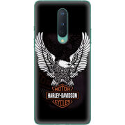 Чехол BoxFace OnePlus 8 Harley Davidson and eagle