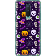 Чехол BoxFace OnePlus 8 Halloween Purple Mood