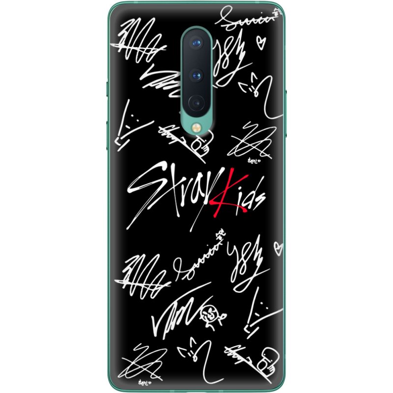 Чехол BoxFace OnePlus 8 Stray Kids автограф