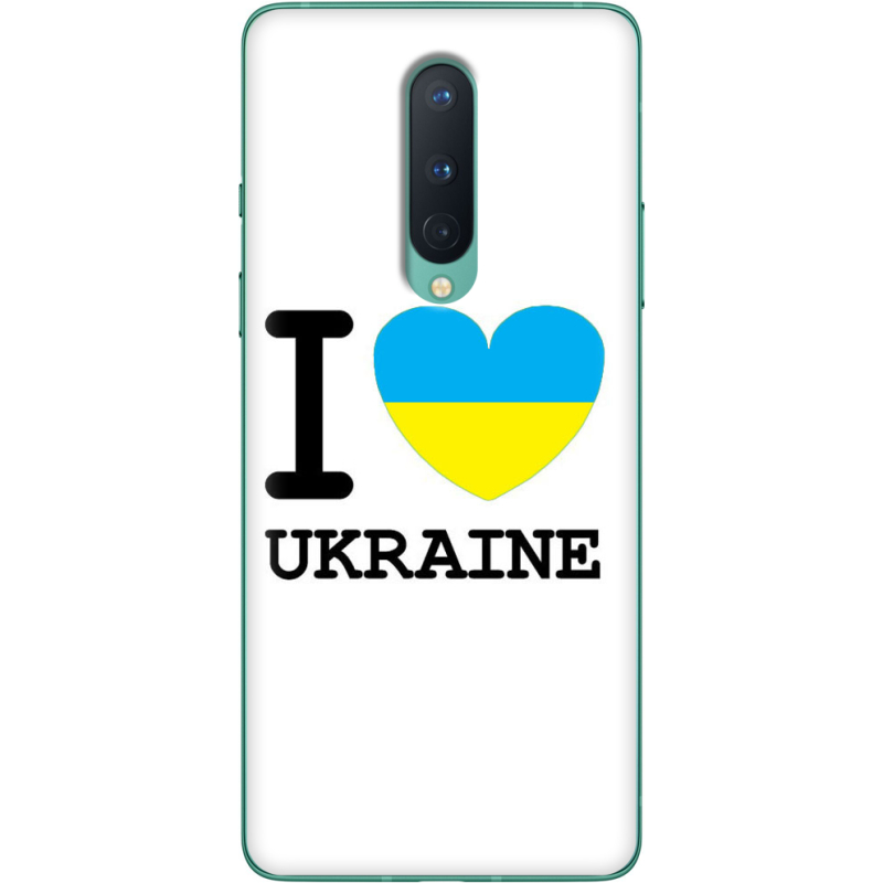 Чехол BoxFace OnePlus 8 I love Ukraine