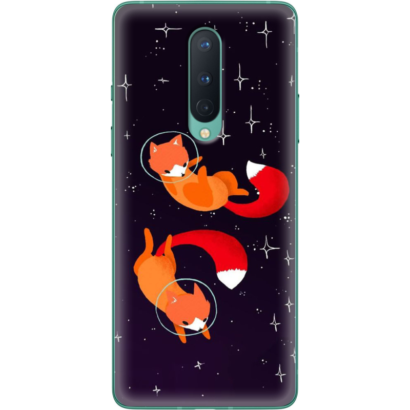 Чехол BoxFace OnePlus 8 Fox-Astronauts