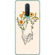 Чехол BoxFace OnePlus 8 Flower Hands