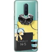 Прозрачный чехол BoxFace OnePlus 8 Fashion Pug