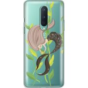 Прозрачный чехол BoxFace OnePlus 8 Cute Mermaid