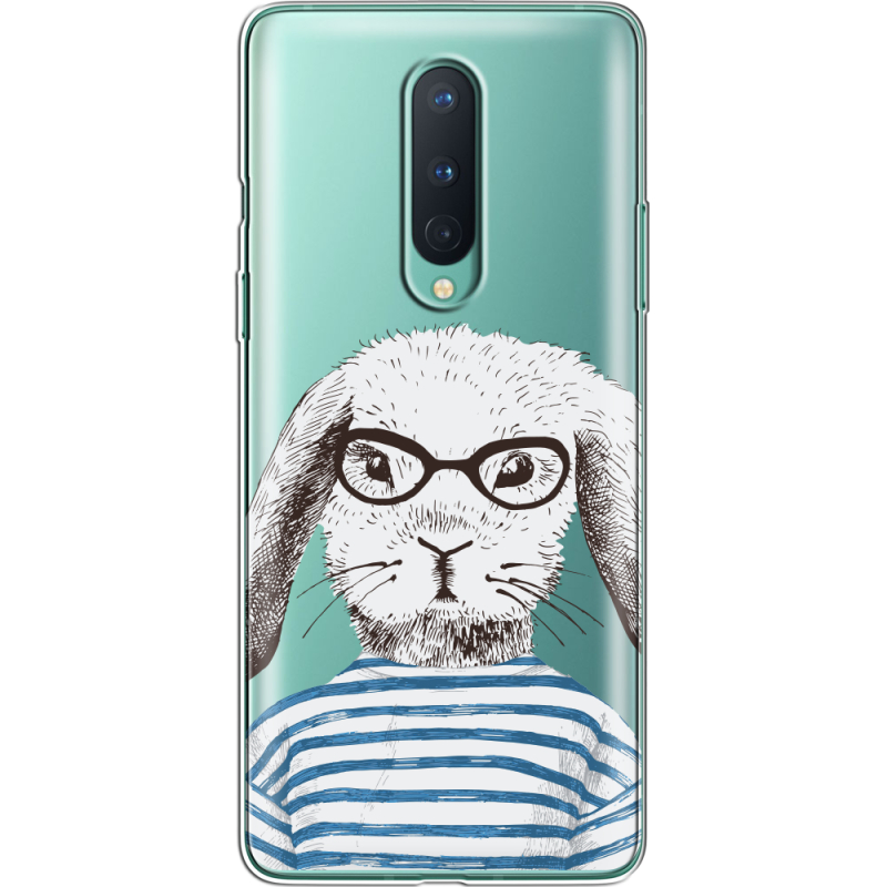 Прозрачный чехол BoxFace OnePlus 8 MR. Rabbit