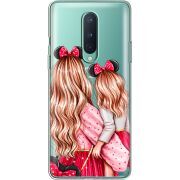 Прозрачный чехол BoxFace OnePlus 8 Mouse Girls