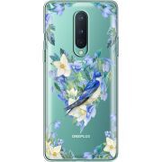 Прозрачный чехол BoxFace OnePlus 8 Spring Bird