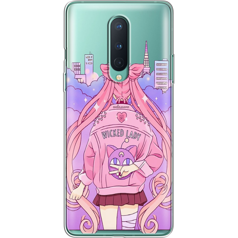 Прозрачный чехол BoxFace OnePlus 8 Wiked Lady