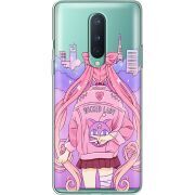 Прозрачный чехол BoxFace OnePlus 8 Wiked Lady