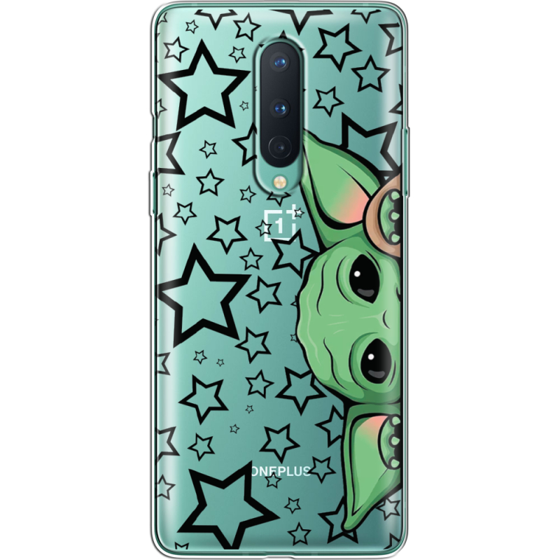 Прозрачный чехол BoxFace OnePlus 8 Baby Yoda