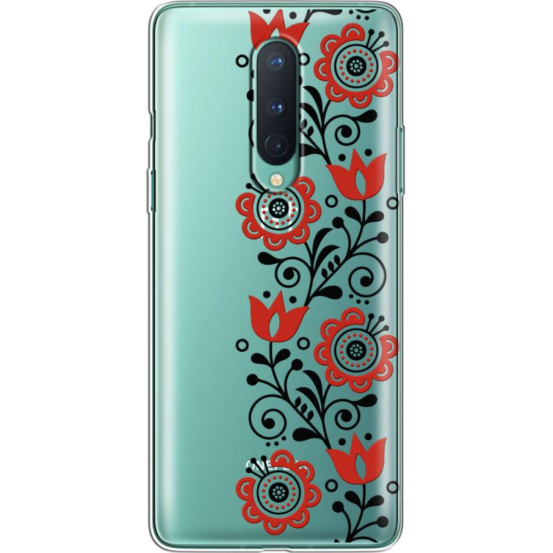 Прозрачный чехол BoxFace OnePlus 8 Ethno Ornament